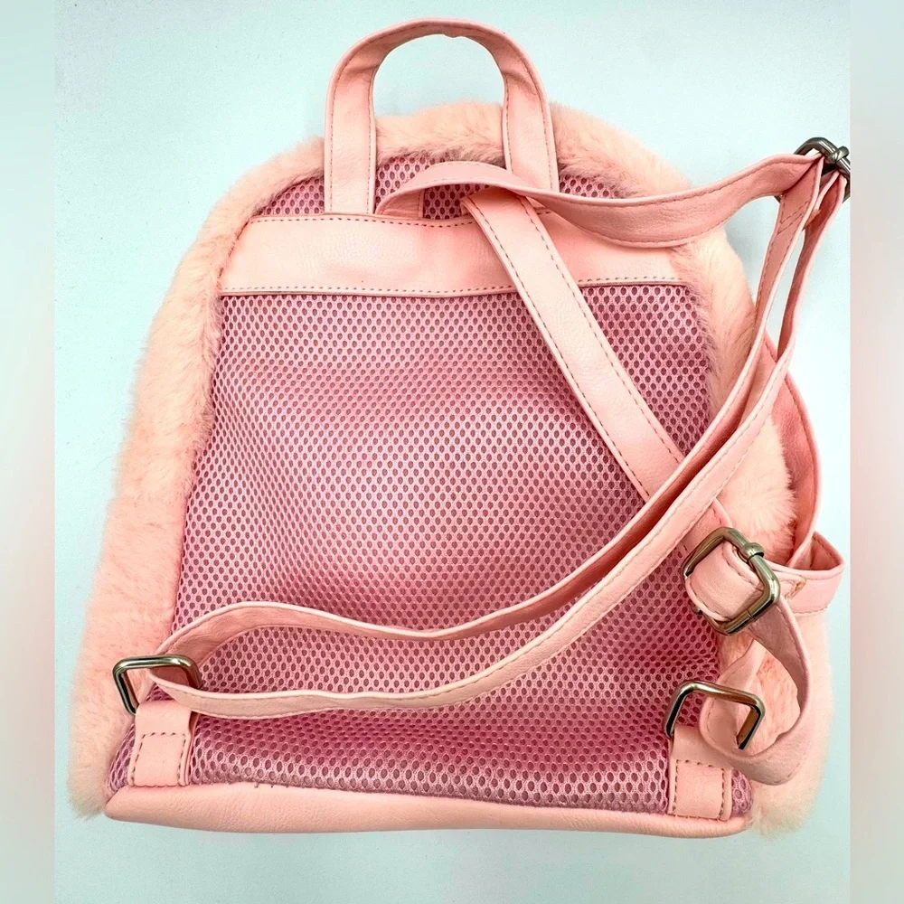LOL Surprise Kids Fluffy Backpack with LOVE Design - Pink